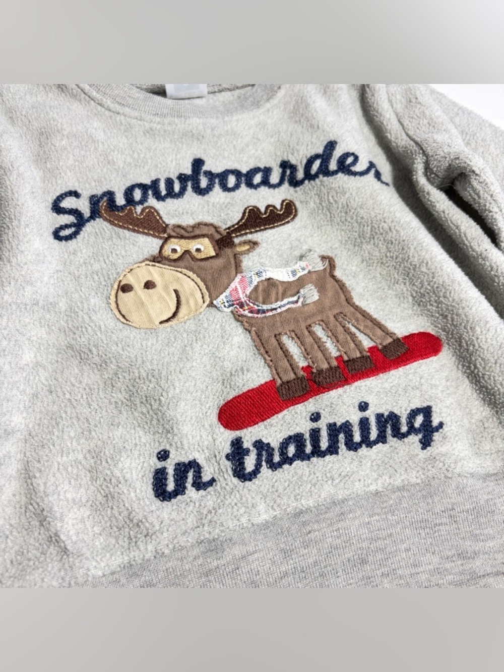 Bundle of Baby Shirts Tops Onesies Size 9 Months Carter’s Blue Fleece Winter - Picture 3 of 16